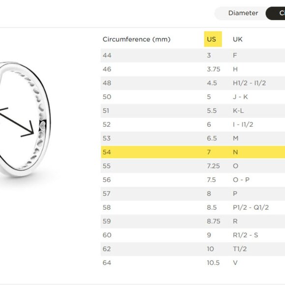 Pandora Celebration Ring – 925 Sterling Silver – ALE 925 – Size 54 (US 7) - Picture 10 of 10